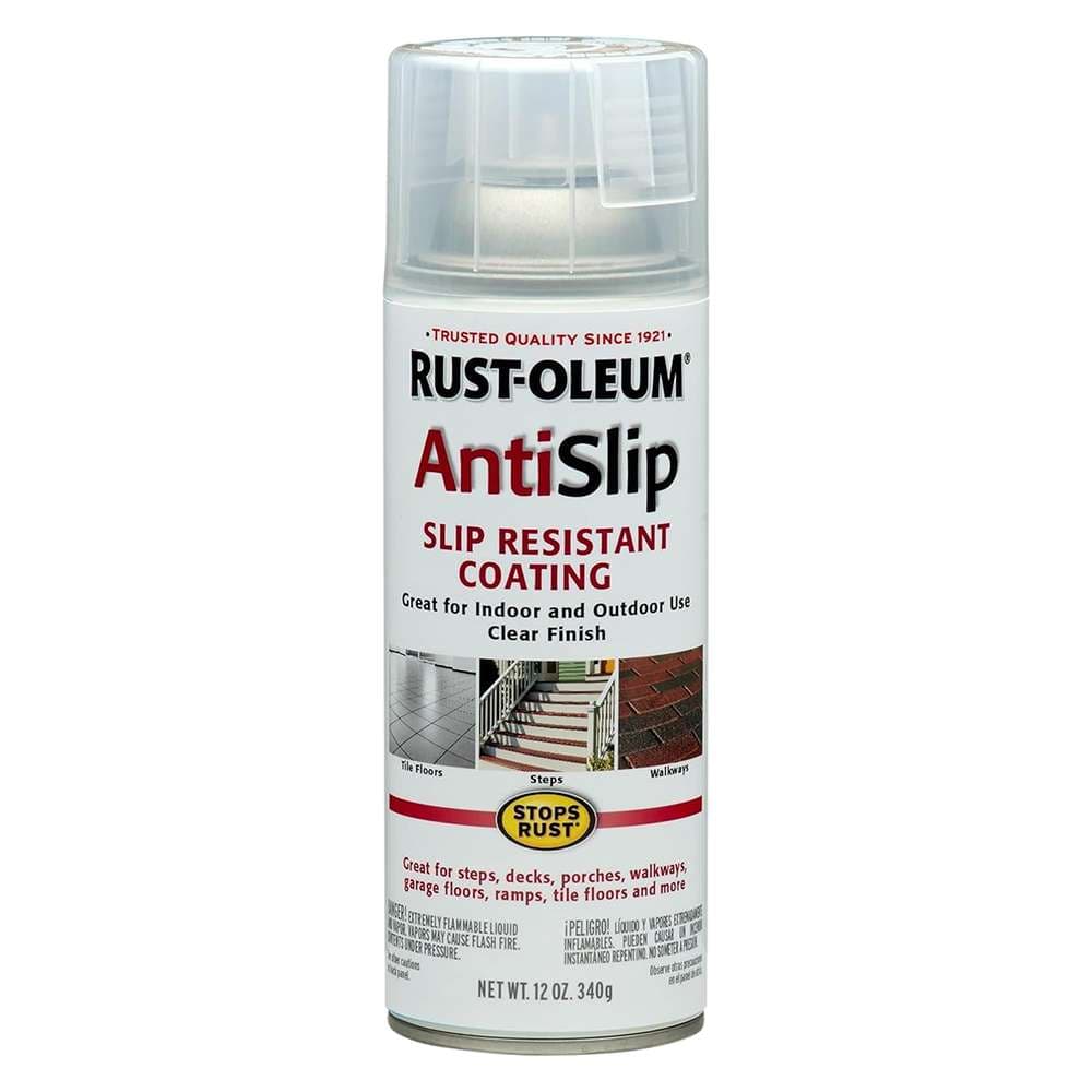 Rust-Oleum 12oz Stops Rust Anti-Slip Spray Matte Finish Paint - Clear