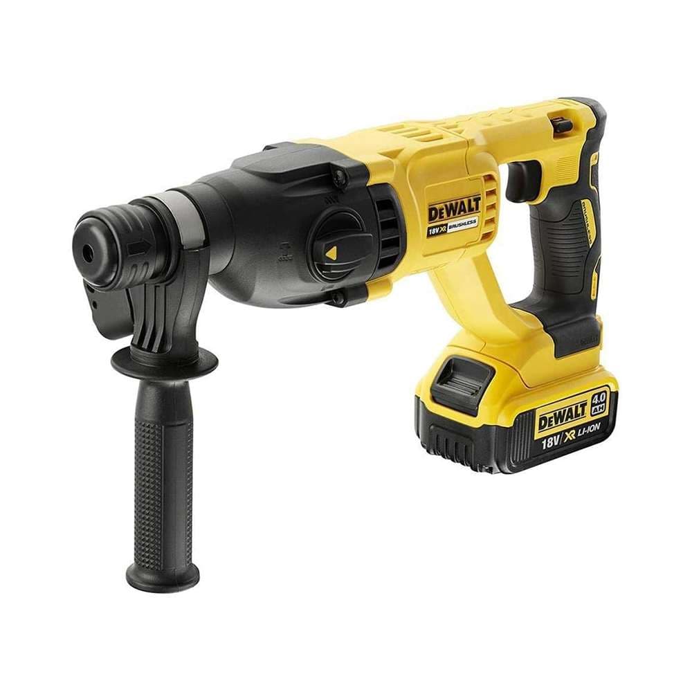 Dewalt Brushless SDS+ Hammer Kit, 18V, 4Ah Battery Pack
