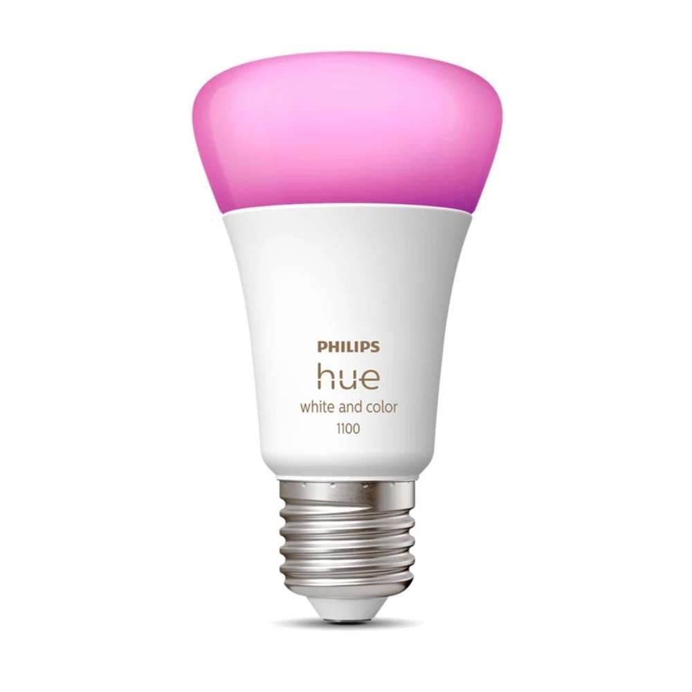 Philips HUE 9W A60 E27 White and Color Ambiance Bulb - 1 Pack