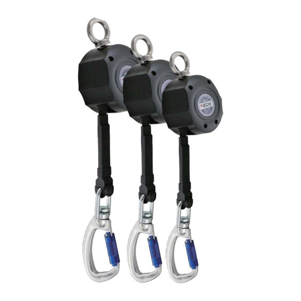 JECH SRL-10 Self Retractable Fall Arrester, Working Length 10m, Capacity 100Kg