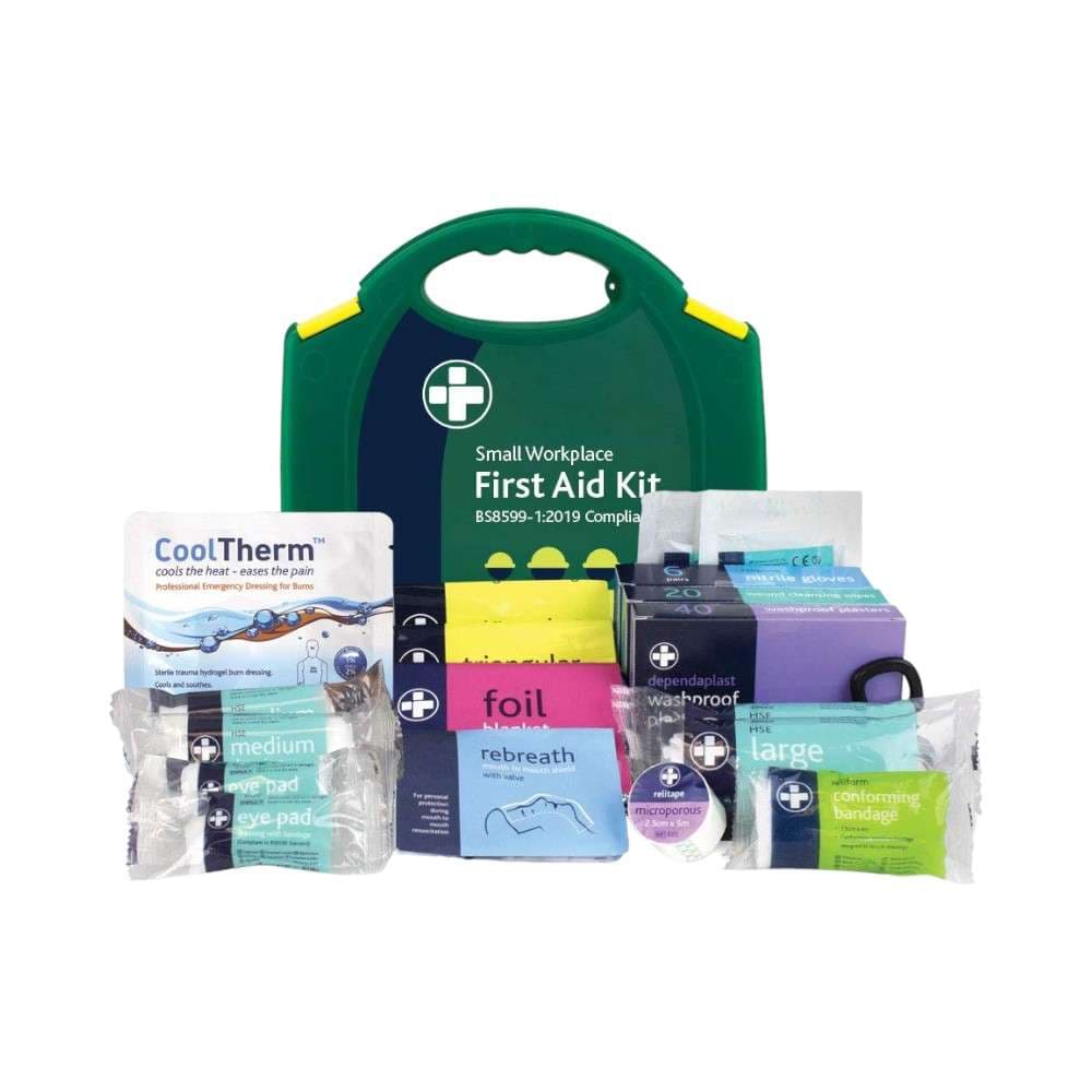 Reliance 330, BS8599-1 Small Workplace First Aid Kit Set in Aura Box