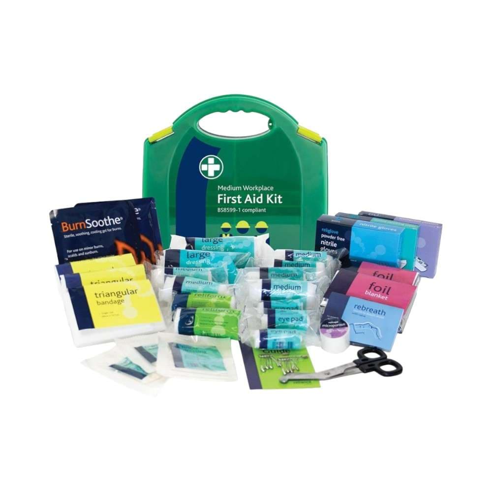 Reliance 343, BS8599-1, Medium Workplace First Aid Kit Set in Aura Box