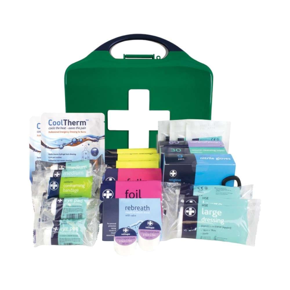 Reliance 348, BS8599-1, Large Workplace First Aid Kit Set in Aura Box