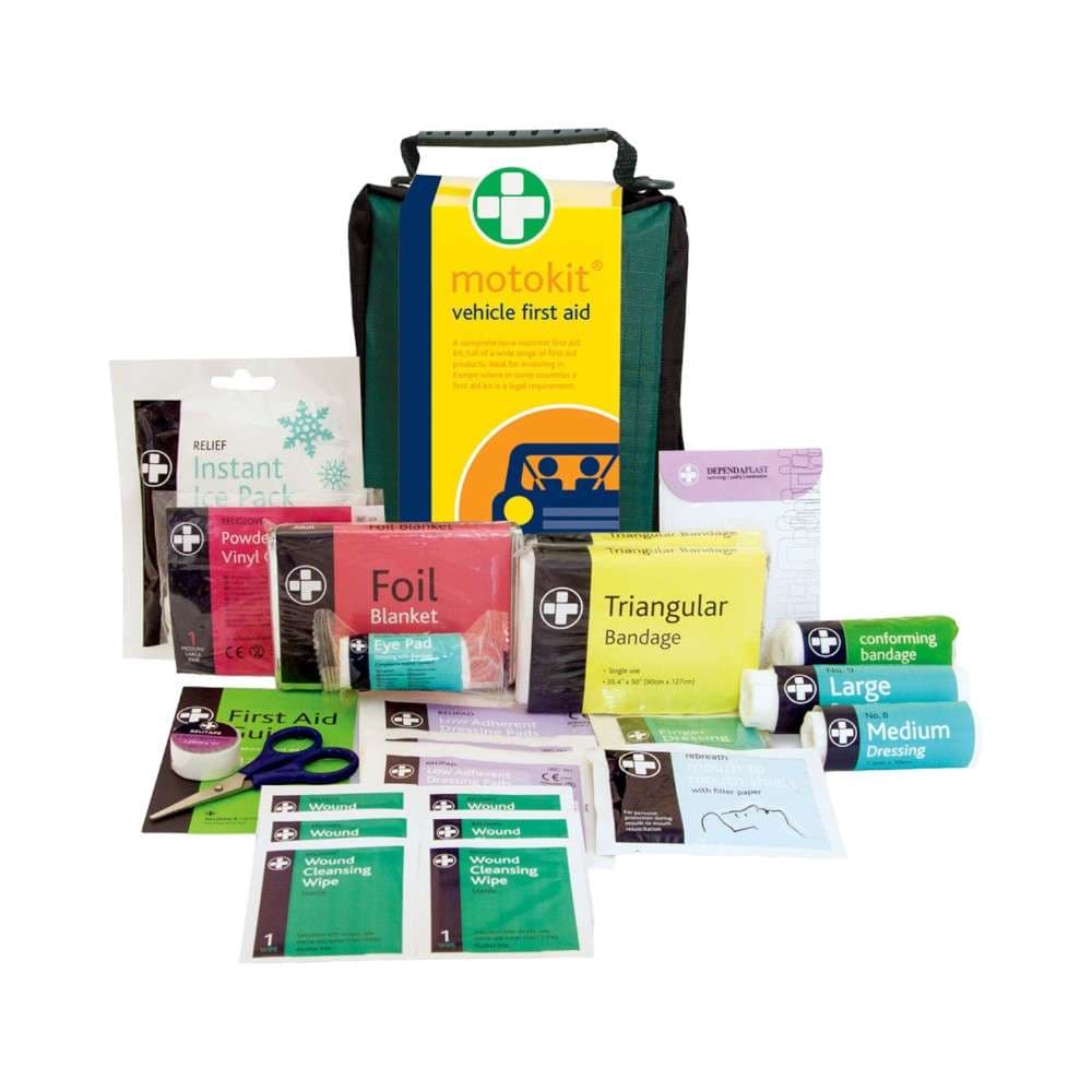 Reliance 156, Vehicle First Aid Kit set in Stockholm Bag