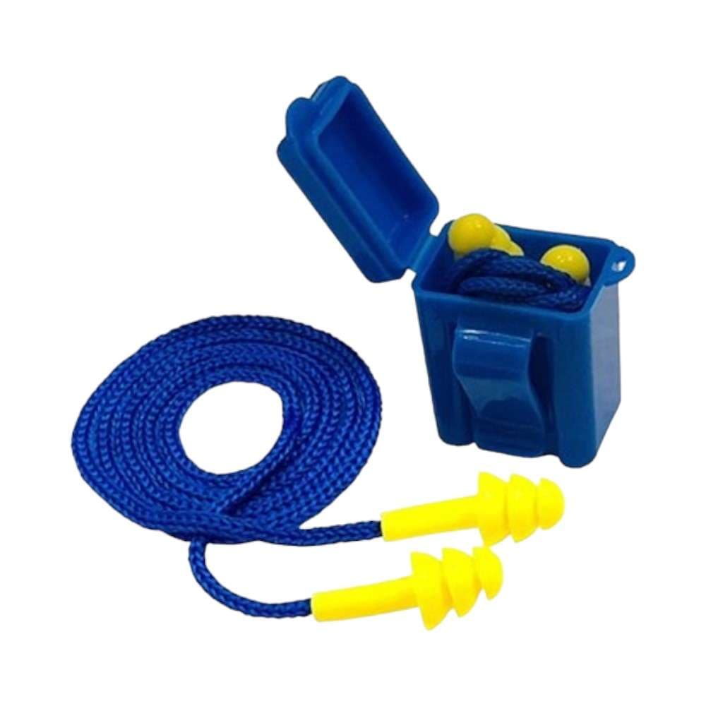 Empiral Ultra Ear Reusable Corded Earplugs with Carry Case, Used for Noise Control - Pack of 100 Pairs