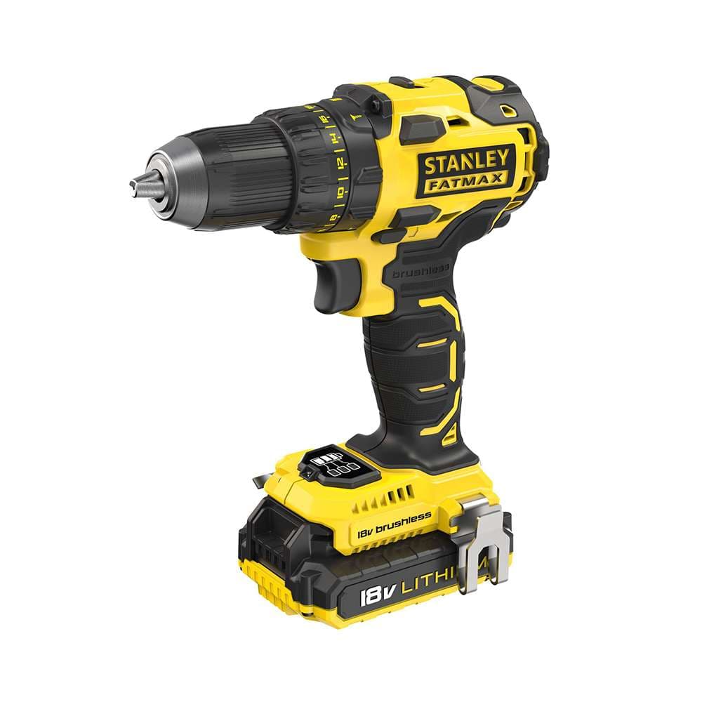 مثقب كهربائي يعمل ببطارية ليثيوم أيون من ستانلي استطاعة (18V-1.5A) موديل (SCD20S2K-B5)