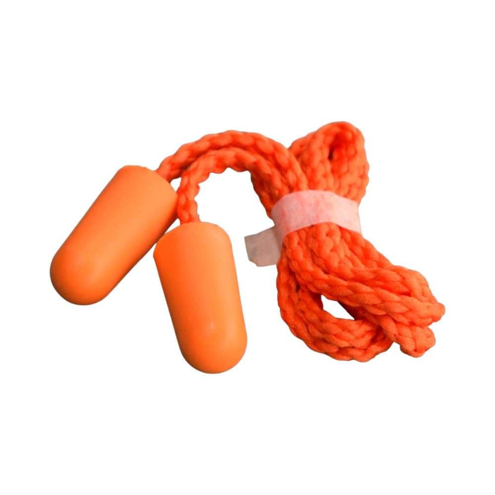 سدادة الأذن الإسفنجية السلكية (Gladious) بمعدل حماية (32NRR) باللون البرتقالي و المكونة من (100Pairs/Box)