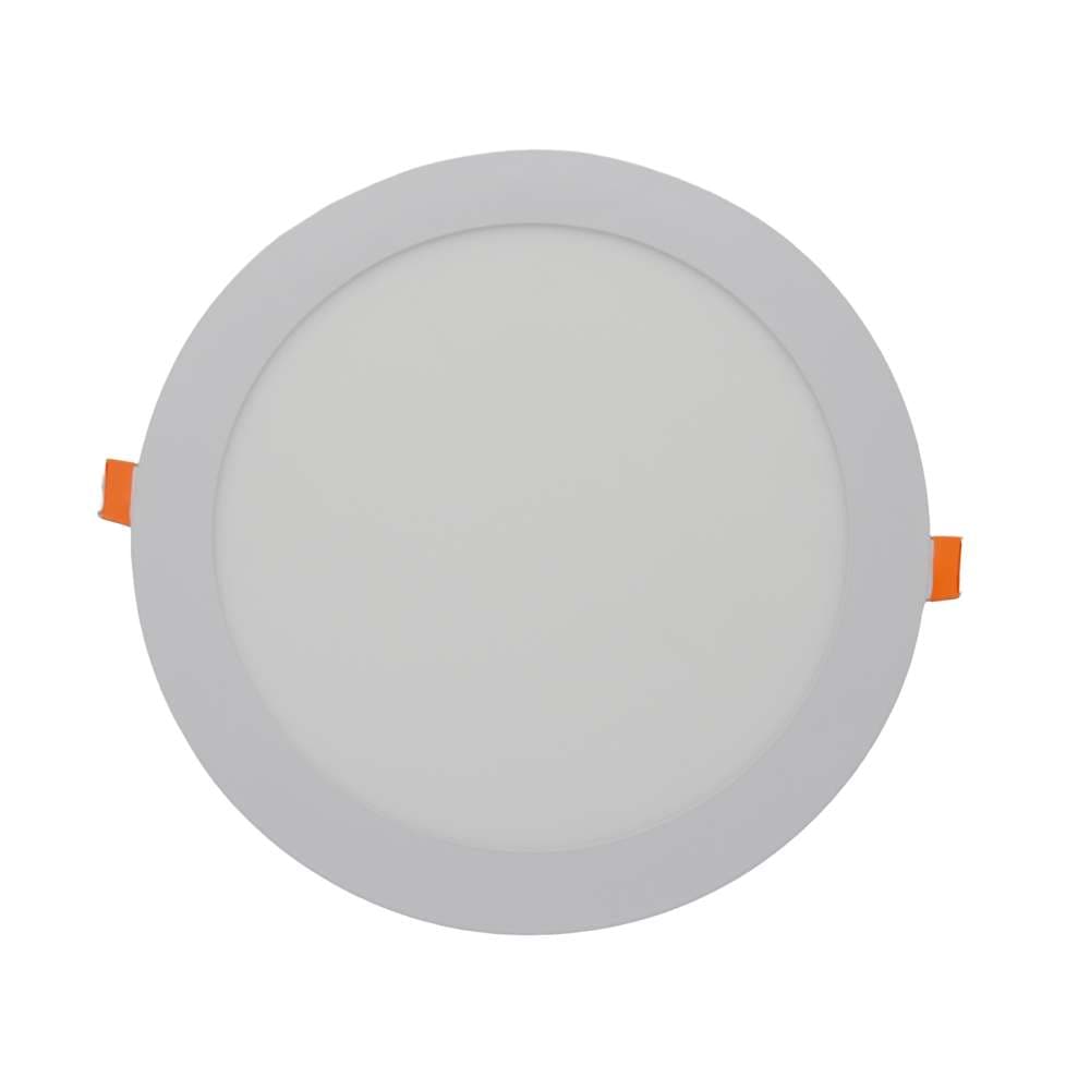 Veto Round LED Panel Light, 18W, Slim Panel for Ceilings - Warm White