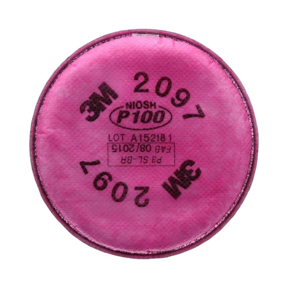3M 2097 P100 Particulate Filter, Pink