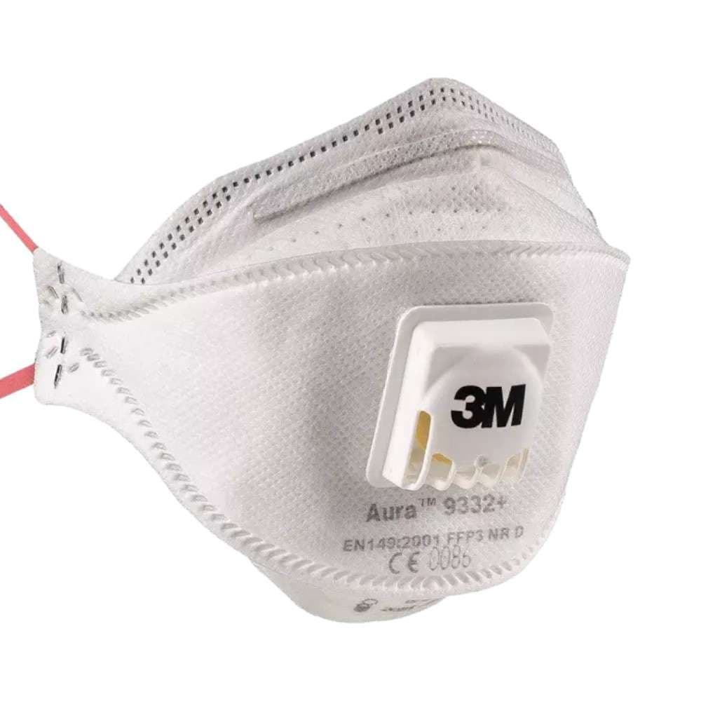3M 9332 FFP3 Particulate Respirator Mask, 10Pcs/pack
