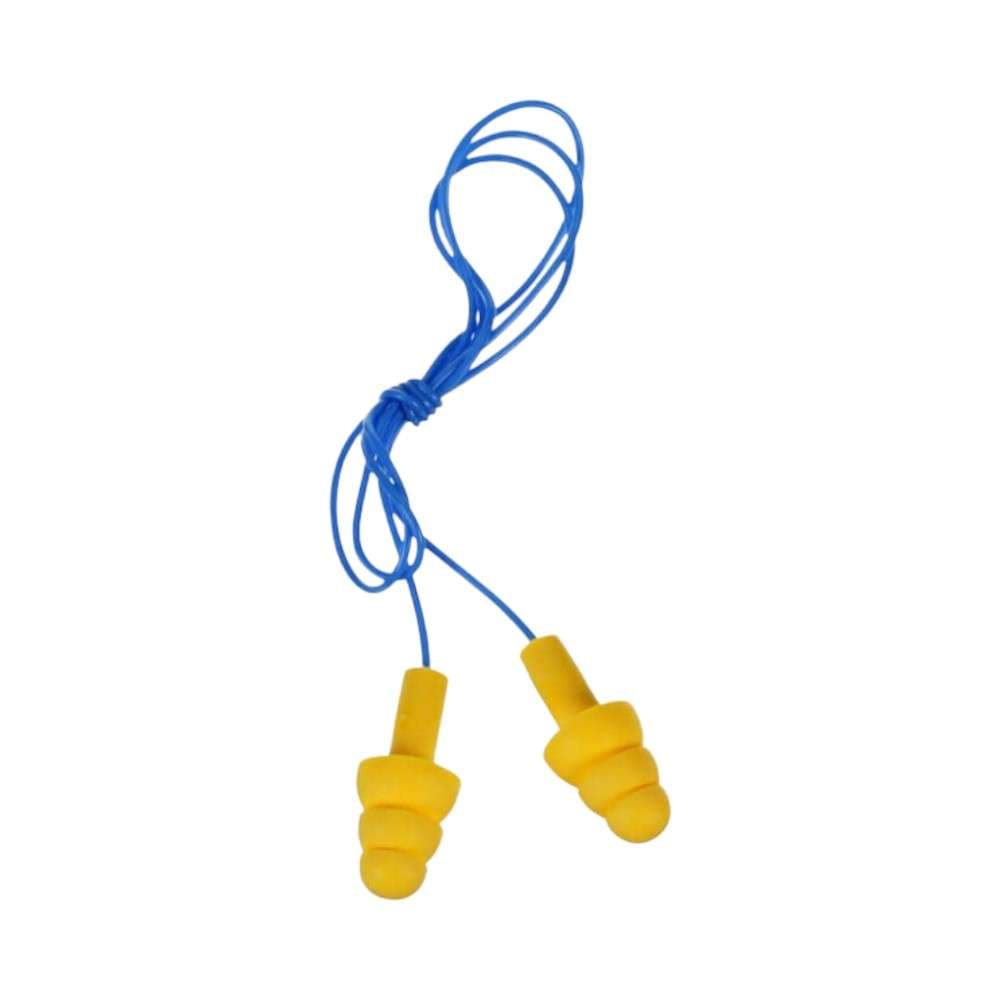 3M 340-4004 Ultrafit Corded Ear Plug, Yellow 100Pairs/Box