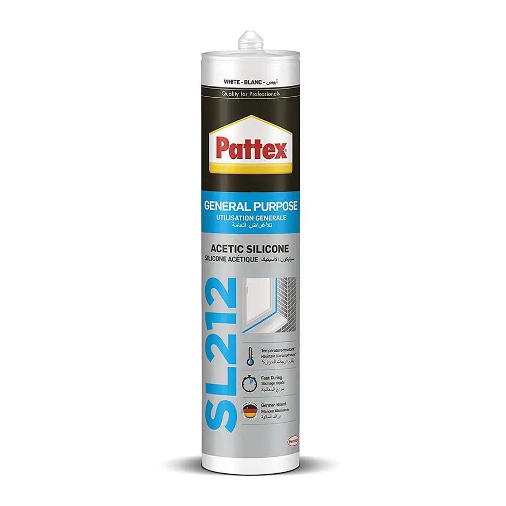 Henkel Pattex SL212 280ml General Purpose Silicone Sealant - Black