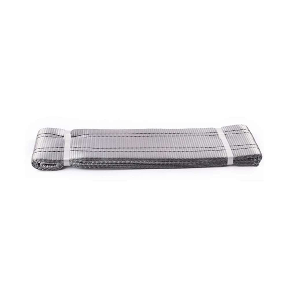 4 Meter Polyester Flat Woven Webbing Belt (Sling's) 4 Ton Capacity - Grey