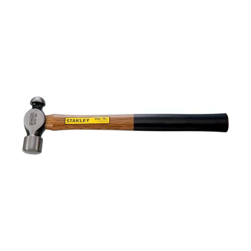 Stanley STHT54191-8 Ball Pen Hammer 16oz with Wooden Handle