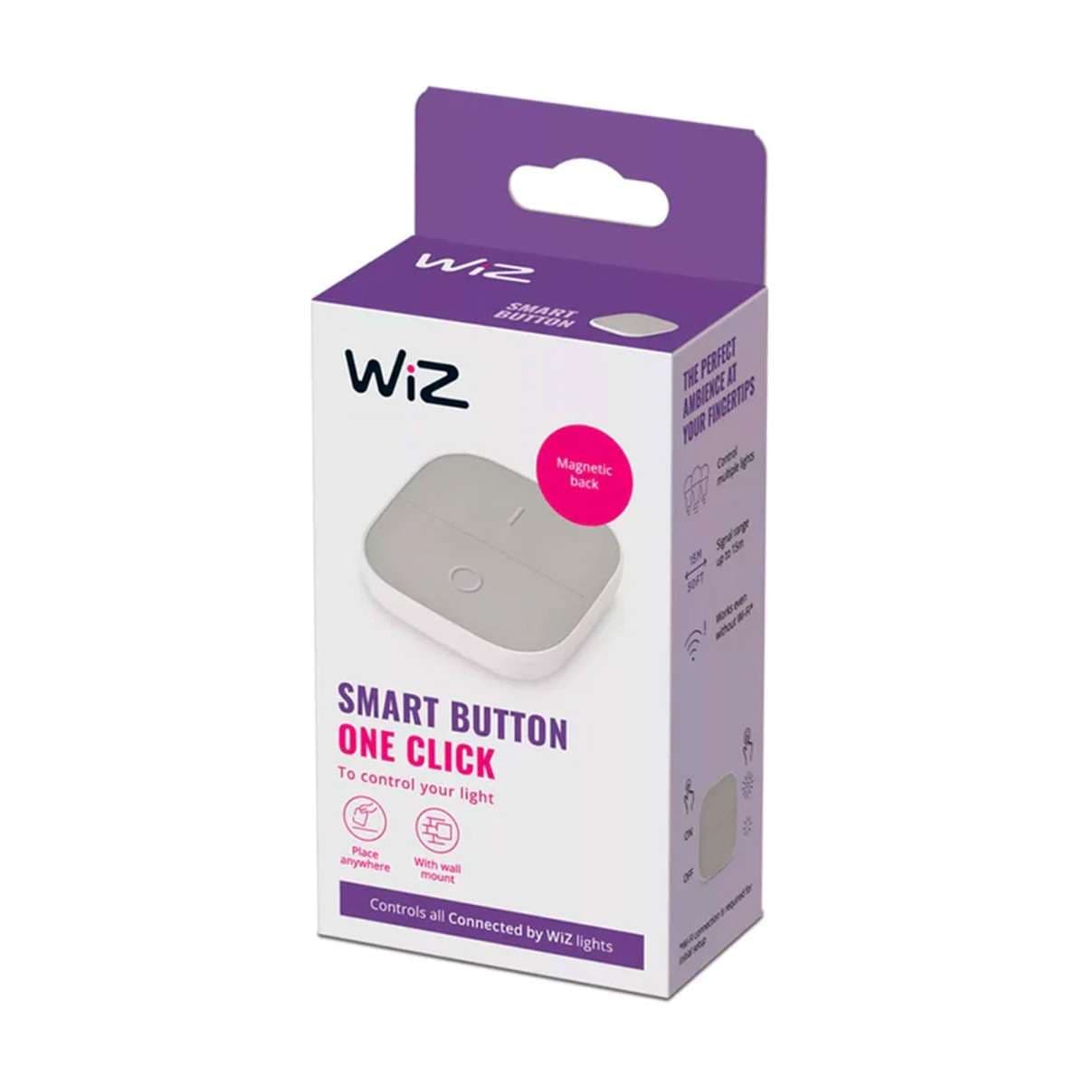 مفتاح تشغيل محمول و ذكي من (WiZ) بقابس أوروبي