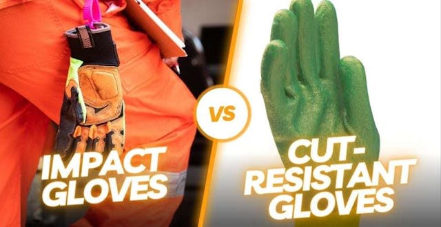 Impact Gloves vs. Cut-Resistant Gloves: What's the Difference